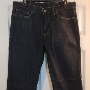 Mens Levi Strauss & Co. Dark Blue Jeans Size 33x32